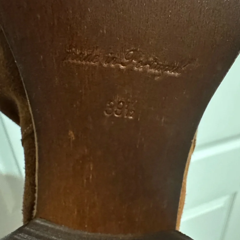 Free People Genuine Suede Tall Ella Slouch Boot Rust Cognac Brown